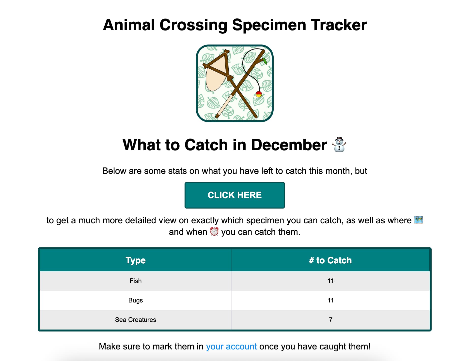 AC Tracker Email Screenshot